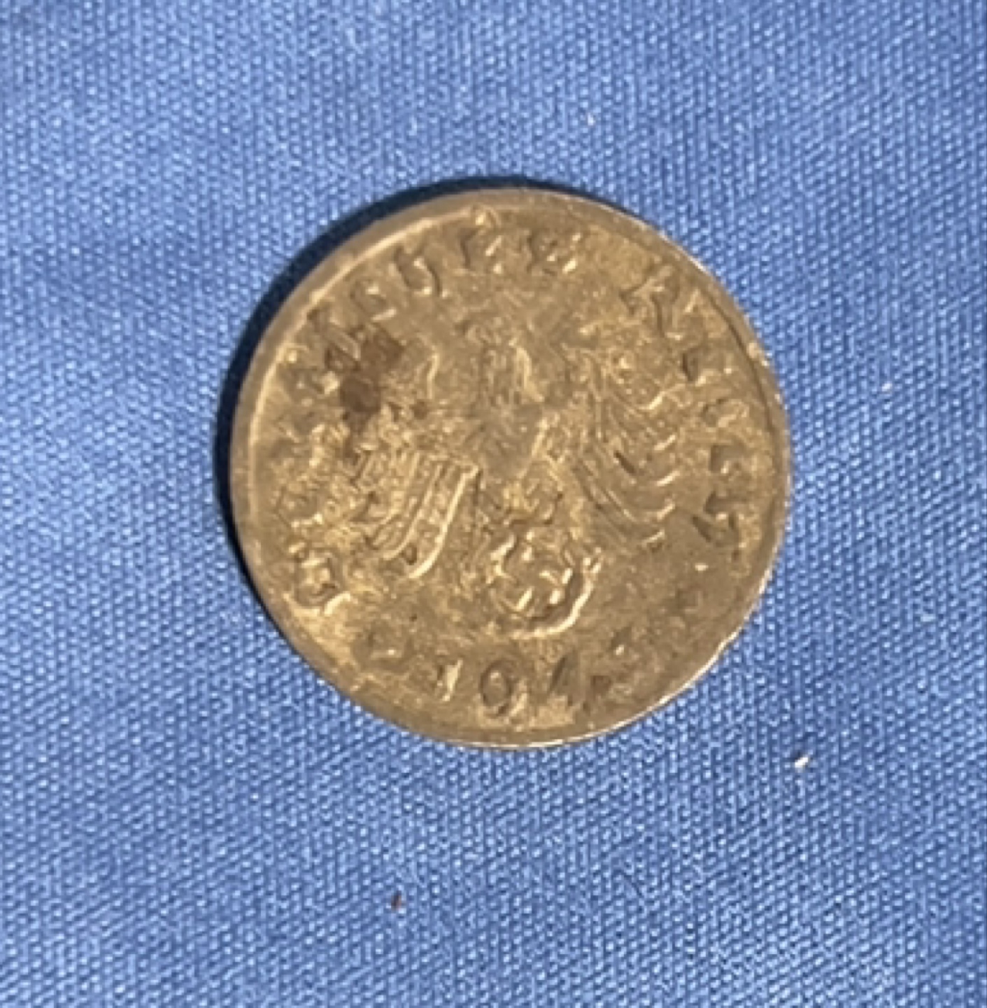 permany. AD 1943. 1 Reichspfennig 1943 B