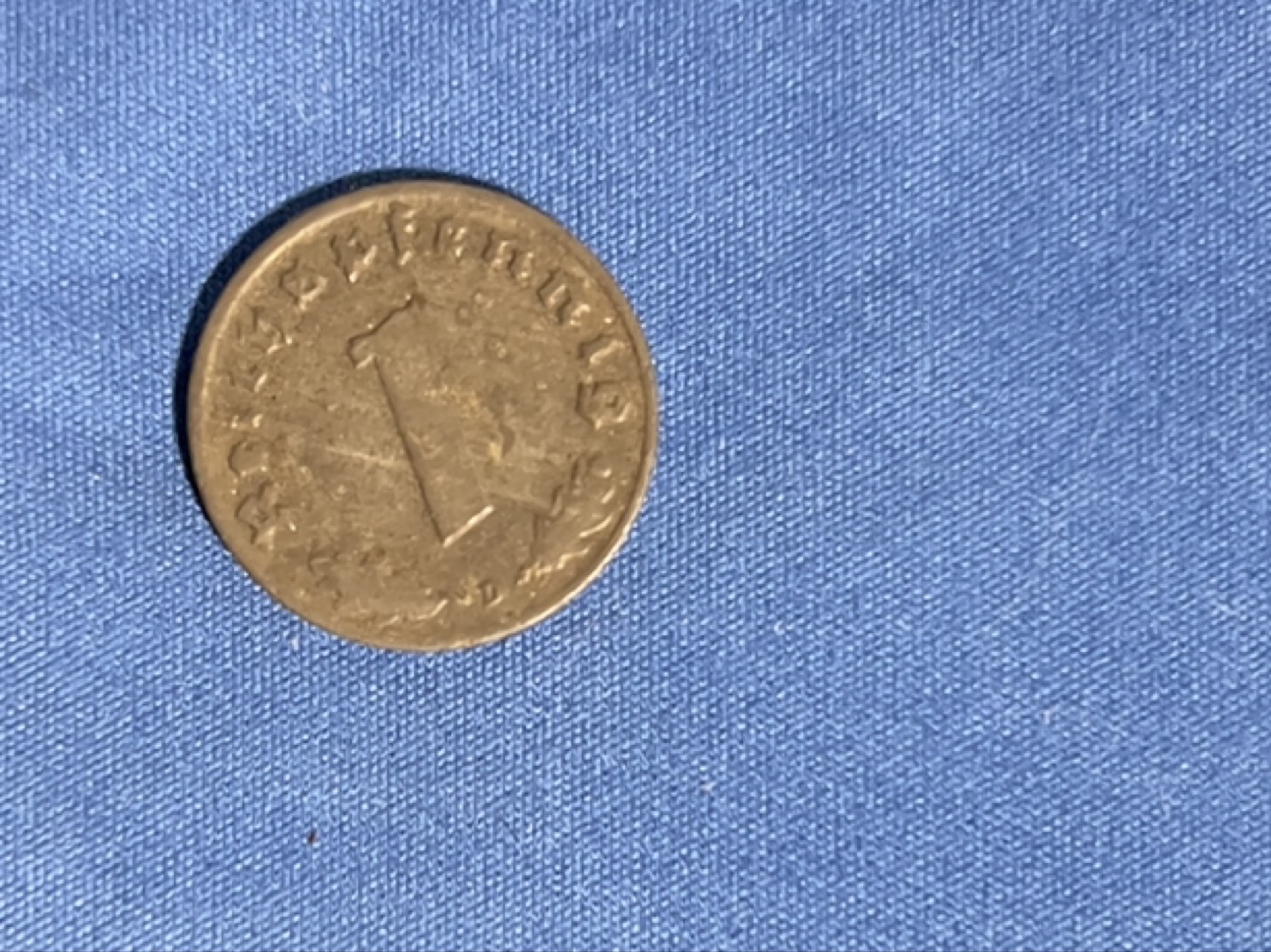 permany. AD 1943. 1 Reichspfennig 1943 B - photo 2