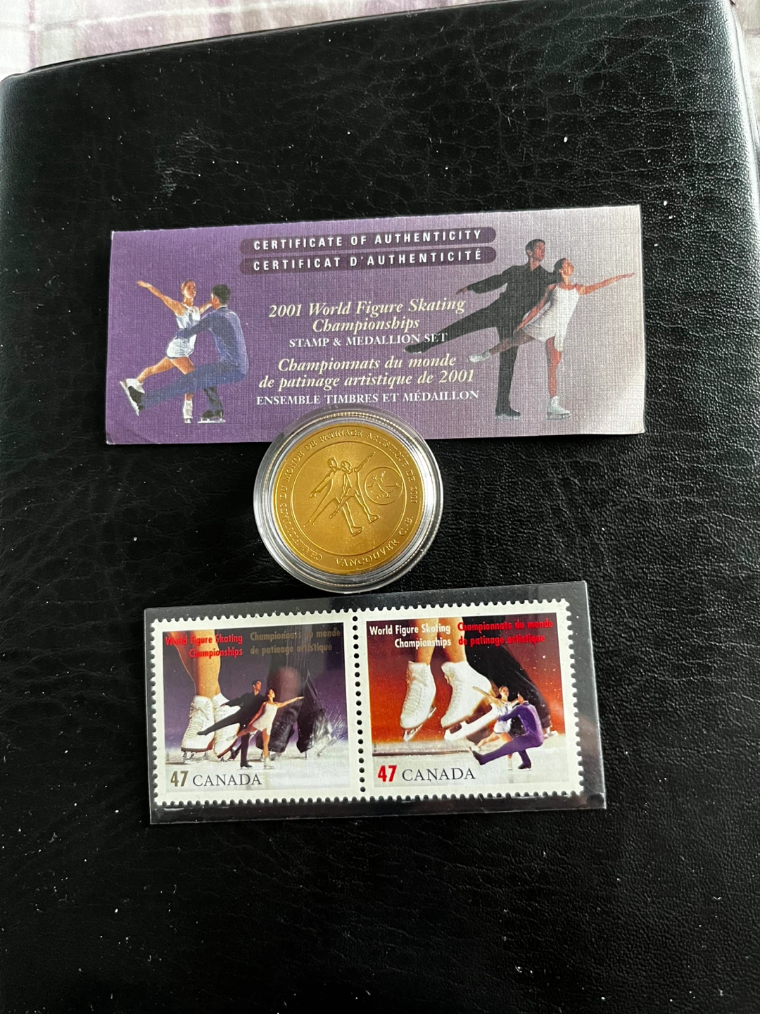24k Gold plated certificate and Stamp 🇨🇦 - photo 3