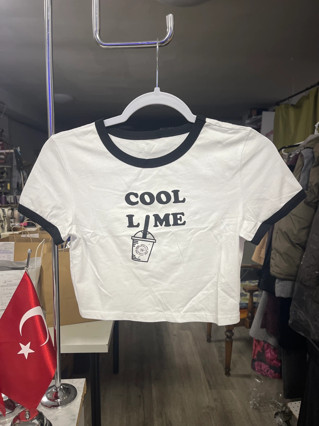 Cool Lime Cropped T-Shirt