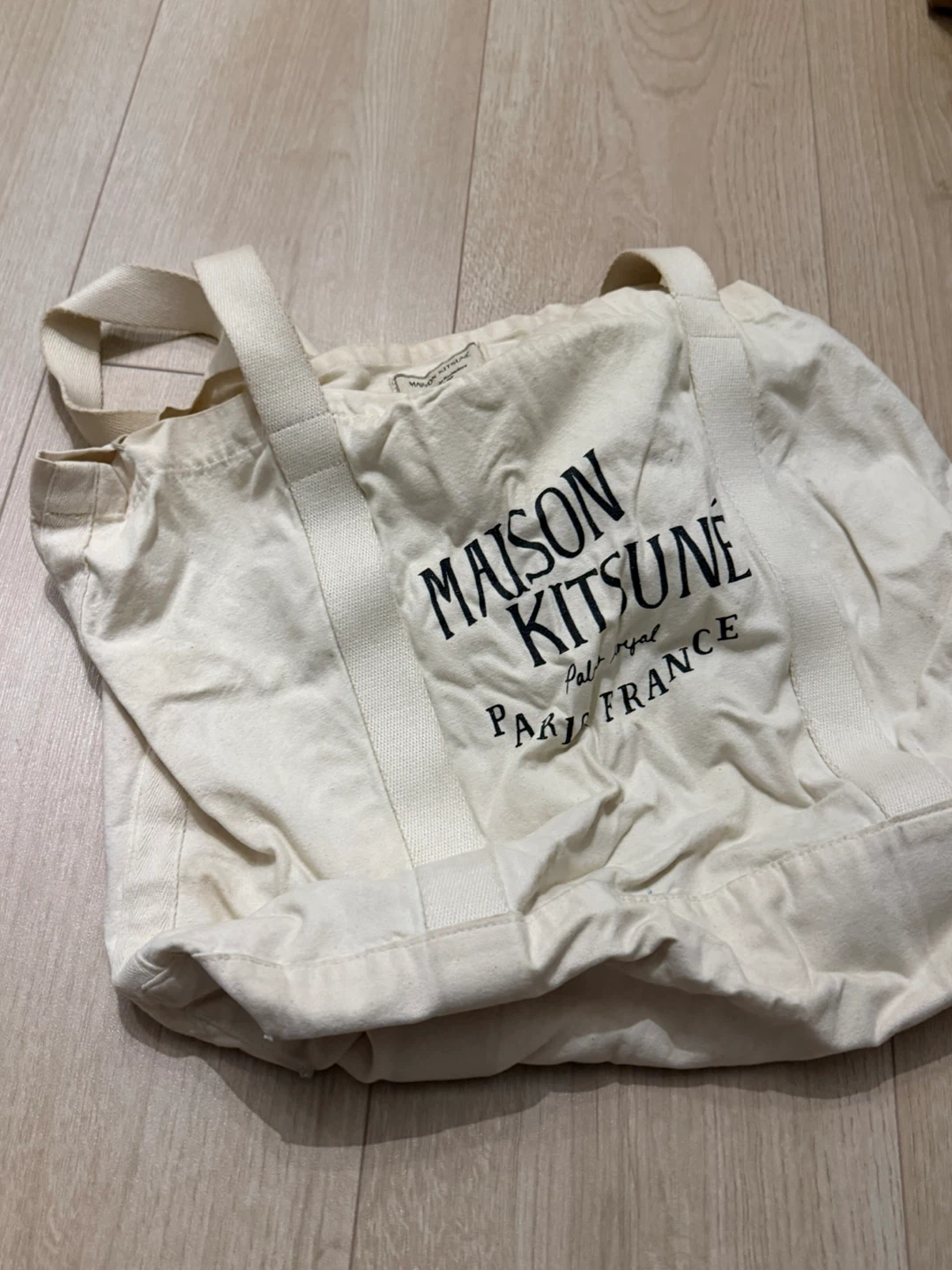 Maison Kitsuné Canvas Tote Bag