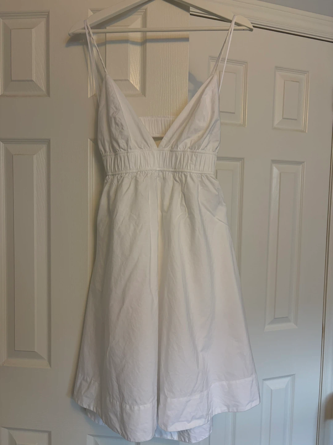 Babaton White Mini Dress Size M - photo 3