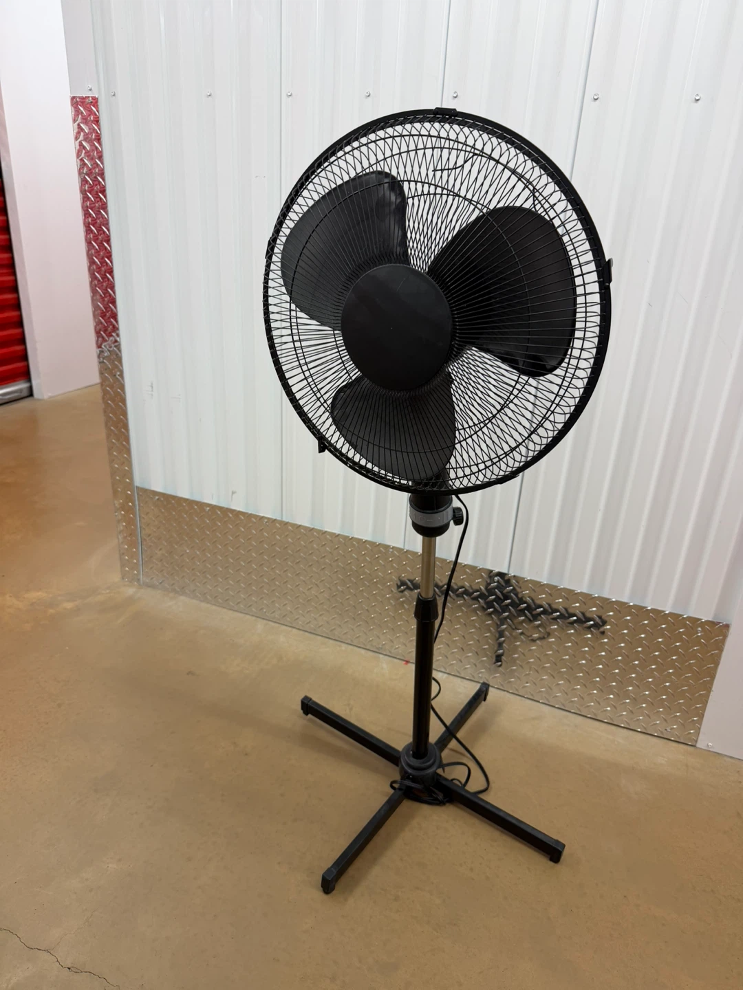 Black Standing Fan