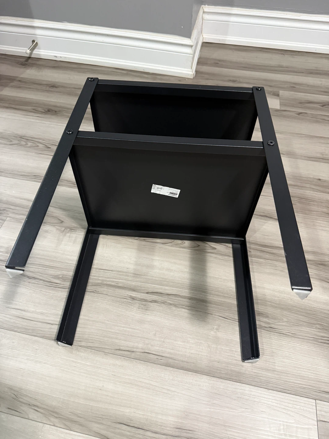 Black 2-Tier Side Table - photo 4
