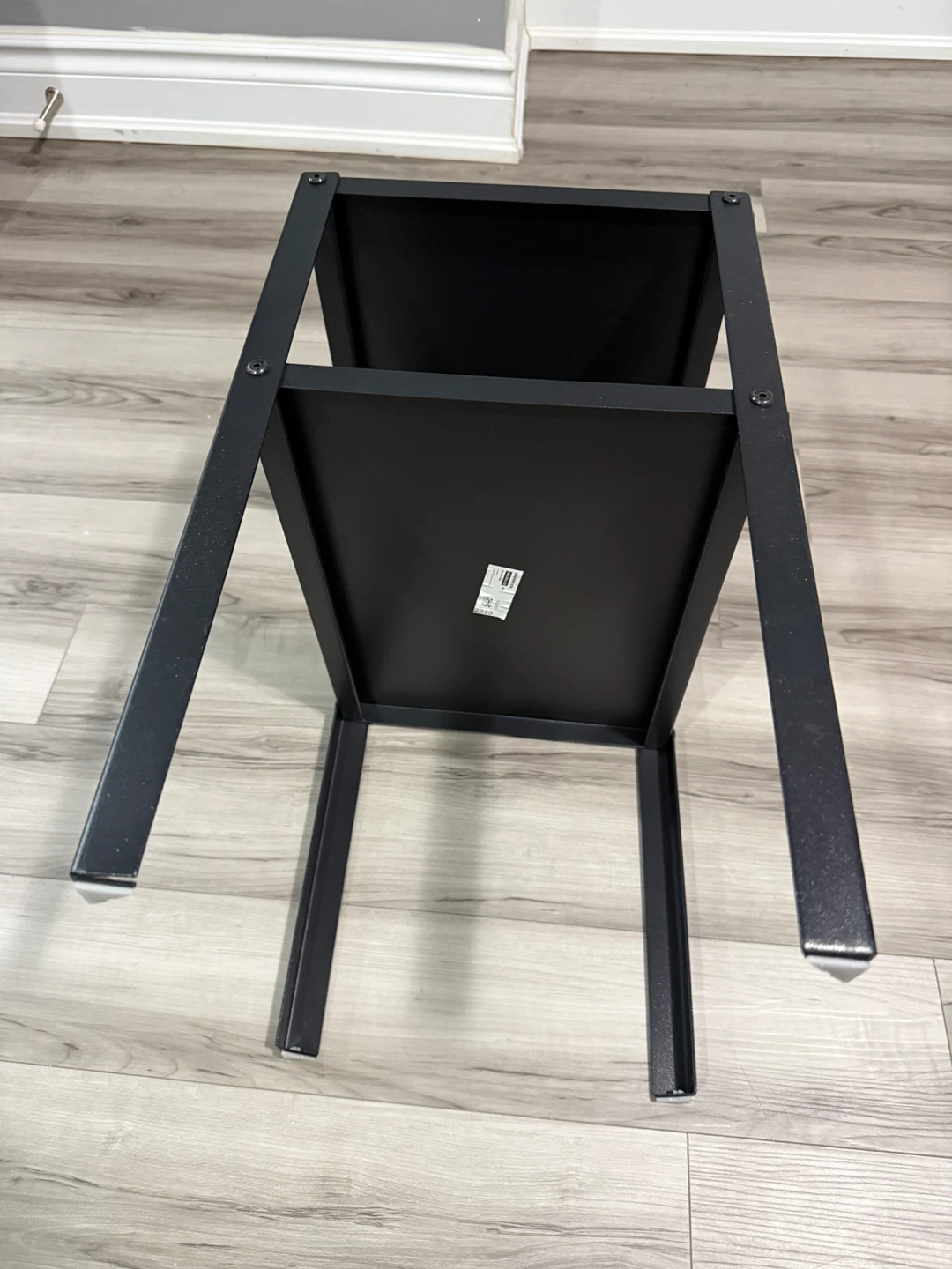 Black 2-Tier Side Table - photo 2