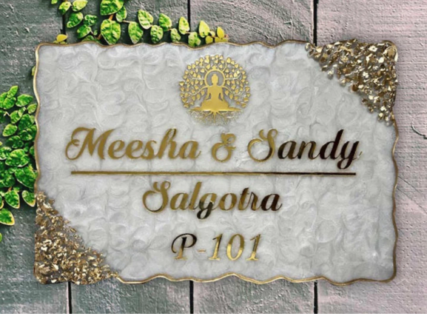 Custom Resin House Name Plate - photo 2