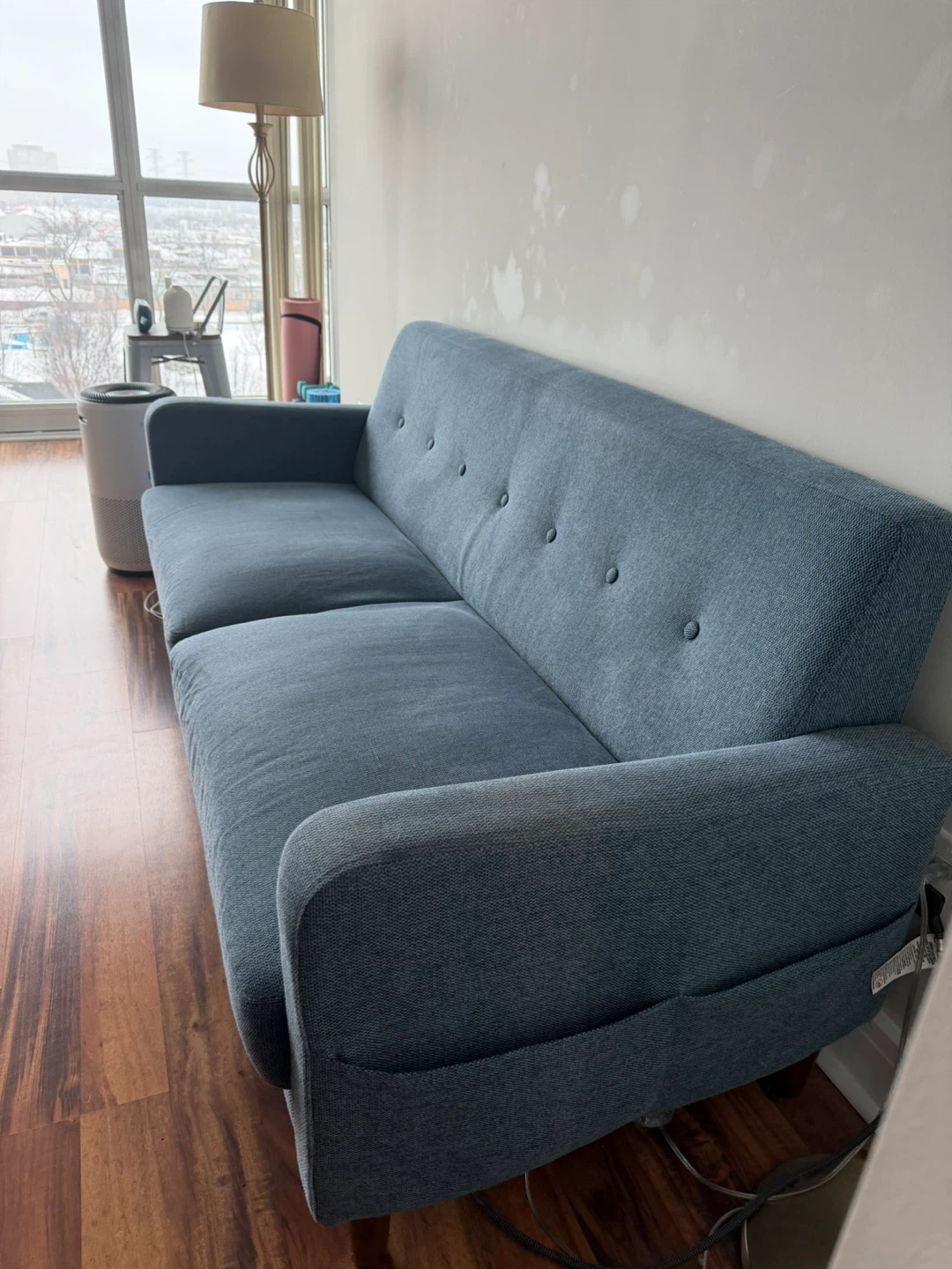 Blue 3-Seater Sofa