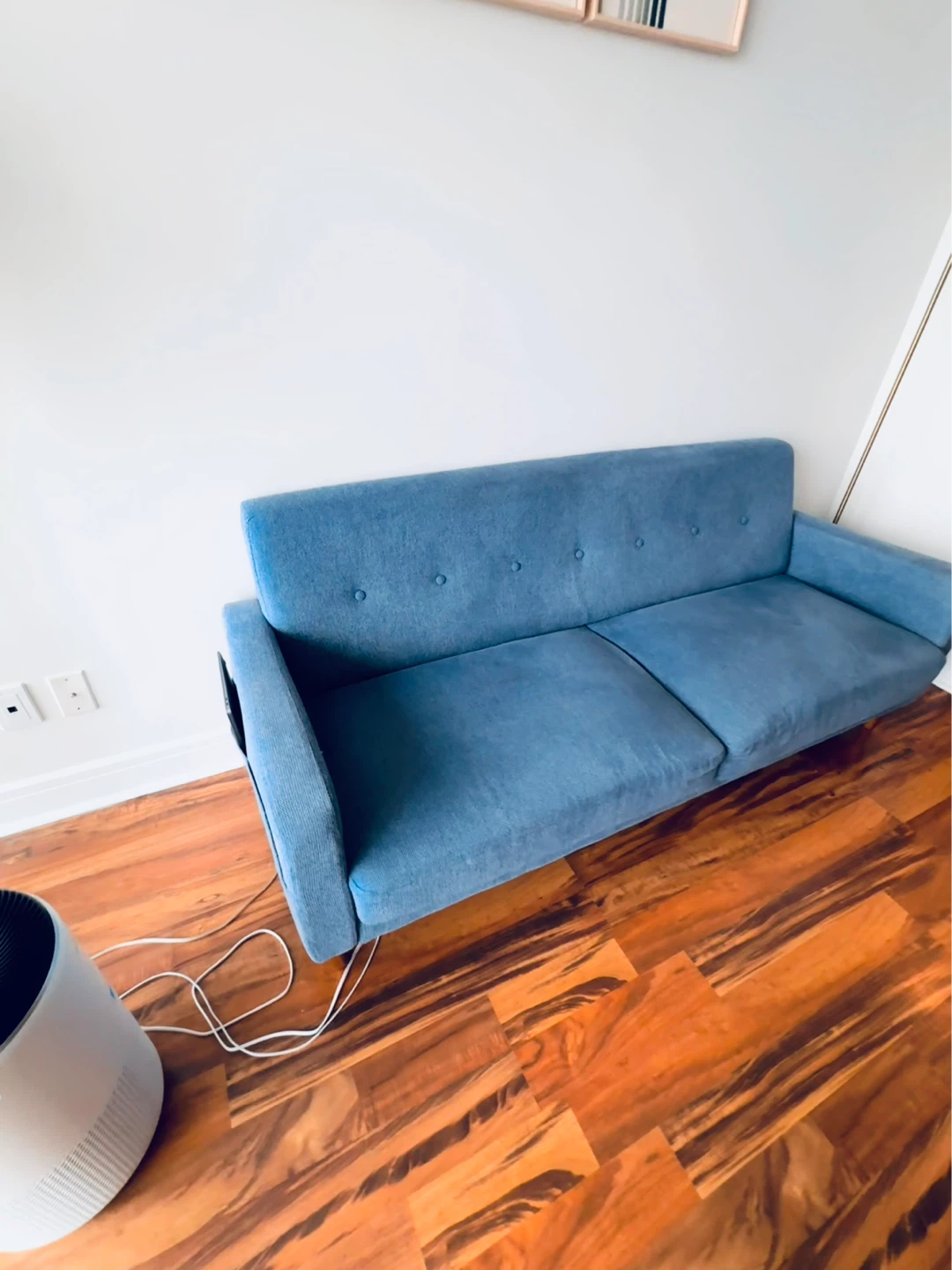 Blue 3-Seater Sofa - photo 3
