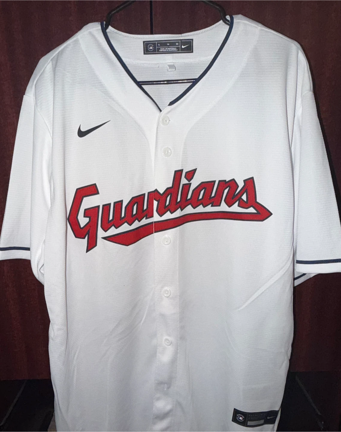 NEW - XL + Med - Nike Cleveland Guardians Jersey
