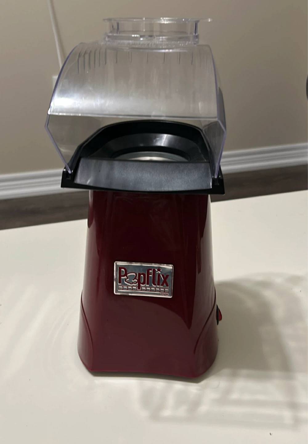 Popflix Red Hot Air Popcorn Maker