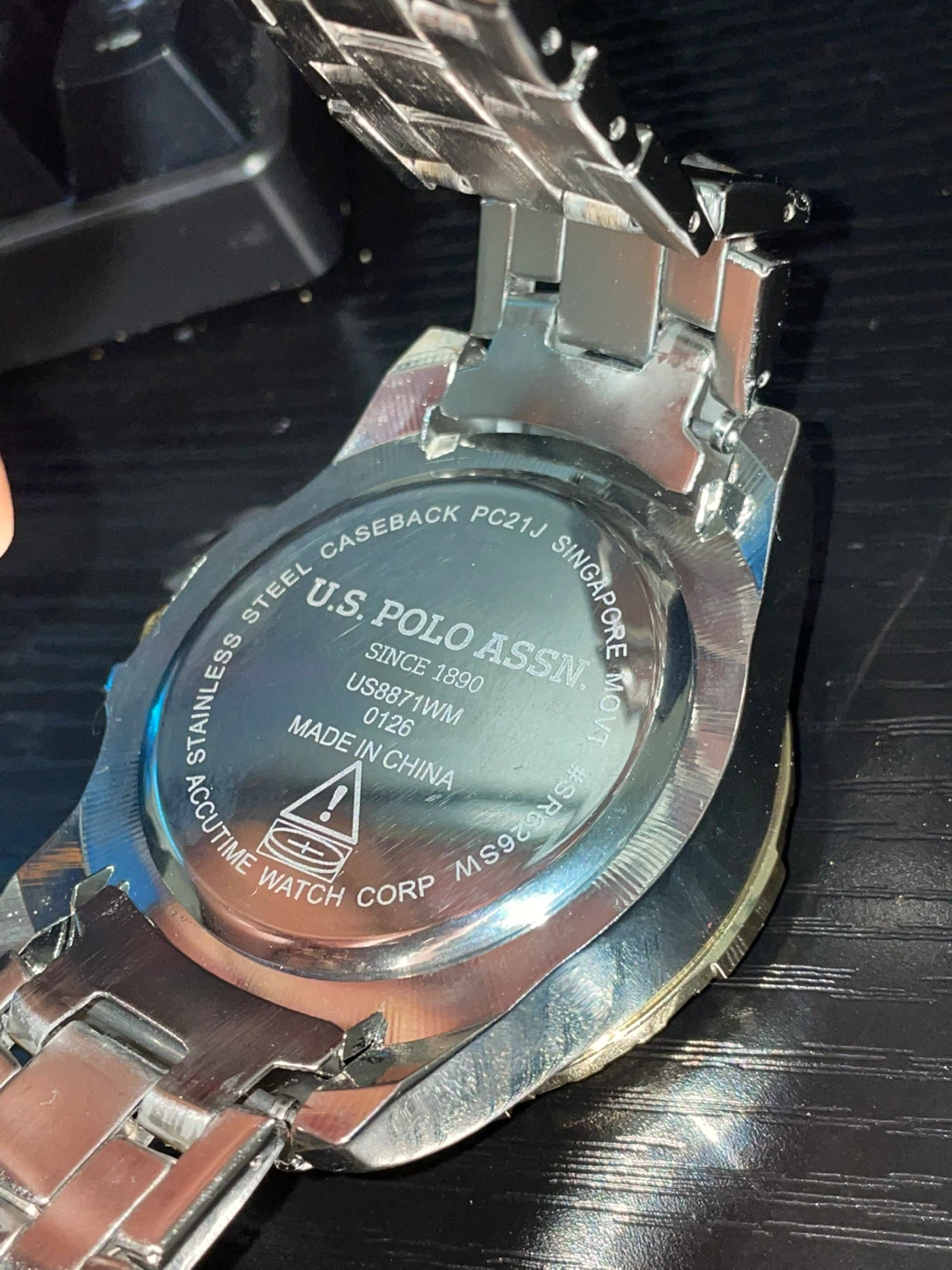 U.S. Polo Assn. Stainless Steel Watch - photo 4
