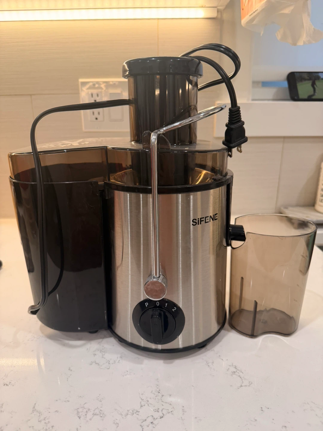 SIFENE Centrifugal Juicer - Silver - photo 2