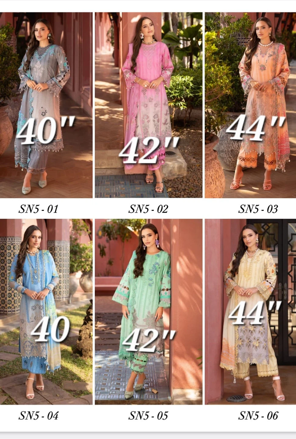 Women's Salwar Kameez Suit - Various Sizes
