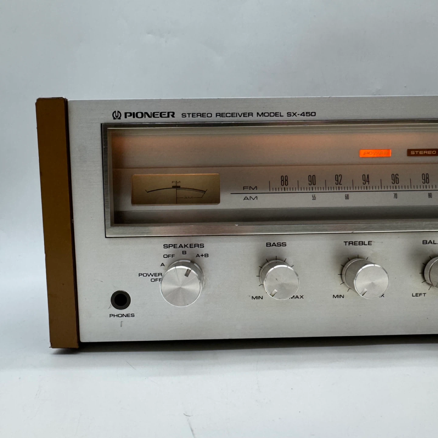 Vintage 1970s Pioneer SX-450 Stereo Receiver AM/FM Made in Japan - photo 2