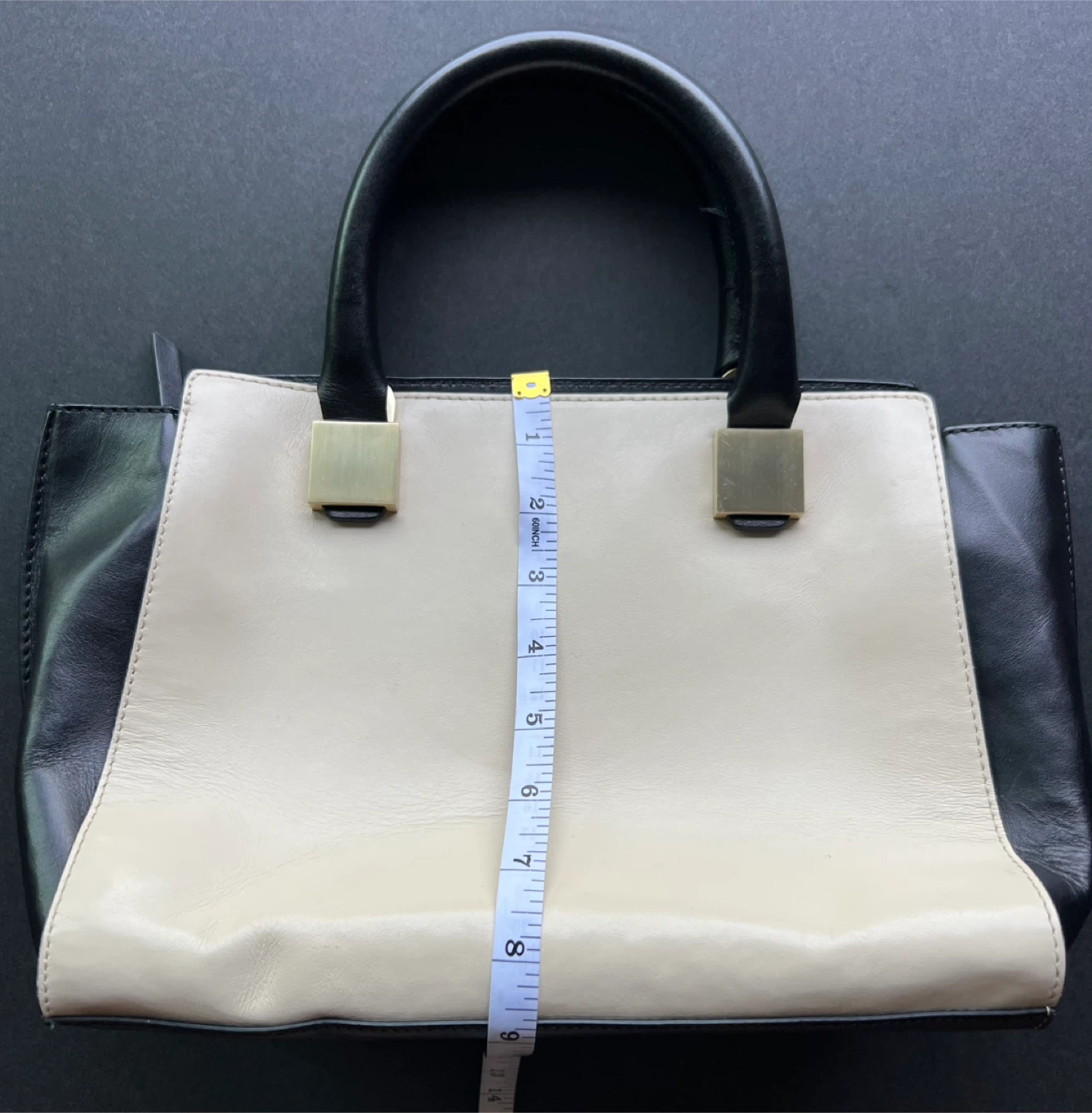 Two-Tone Tote Handbag - photo 5