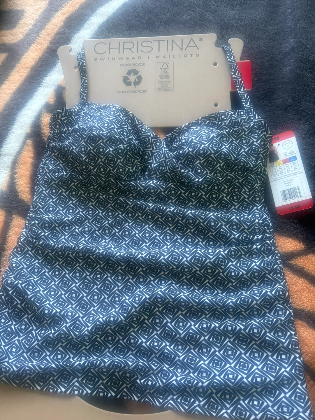 Christina Swim suit tankini- Size M