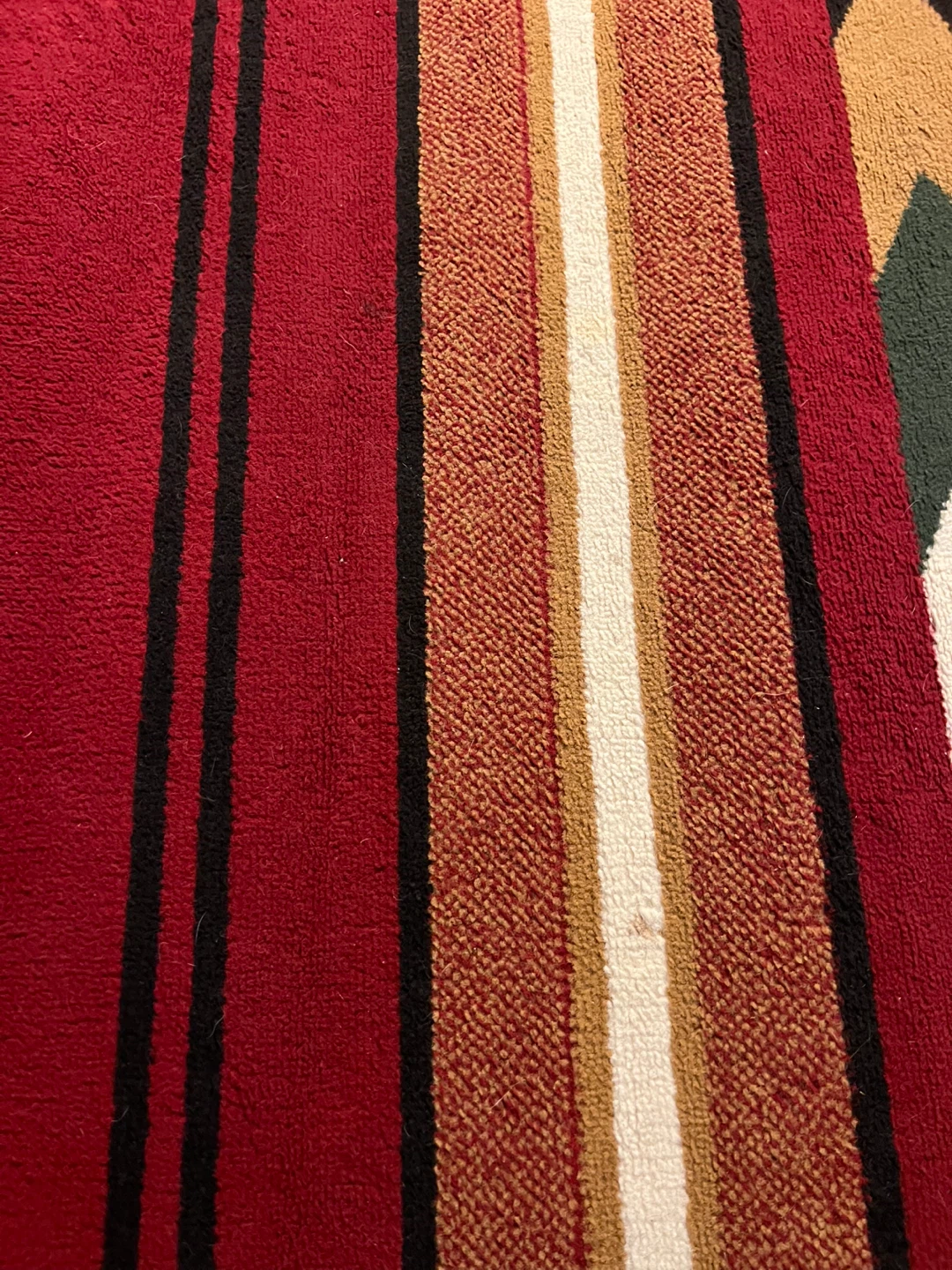 Southwestern Style Area Rug - Red and Tan - photo 4