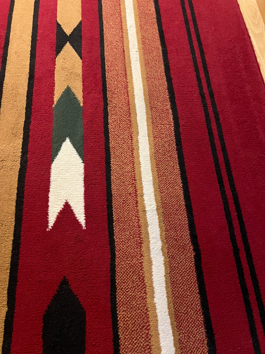 Southwestern Style Area Rug - Red and Tan - photo 5