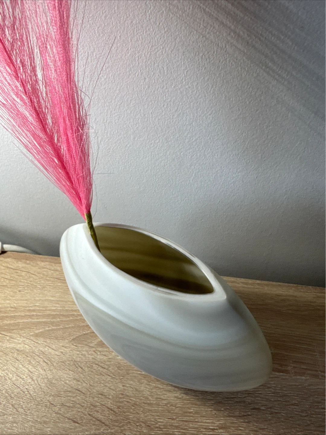 Peill & Pultzer Arte Colore "Carrara"  Glass Vase, Germany - photo 3