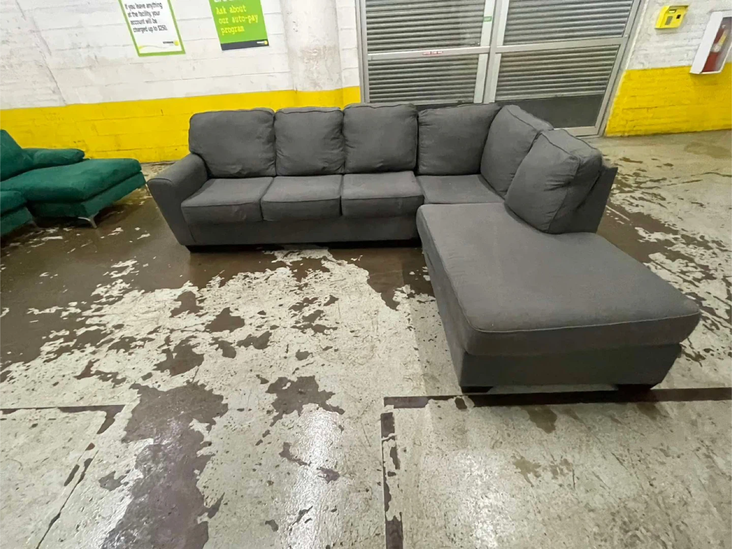 Gray Sectional Sofa with Chaise with delivery