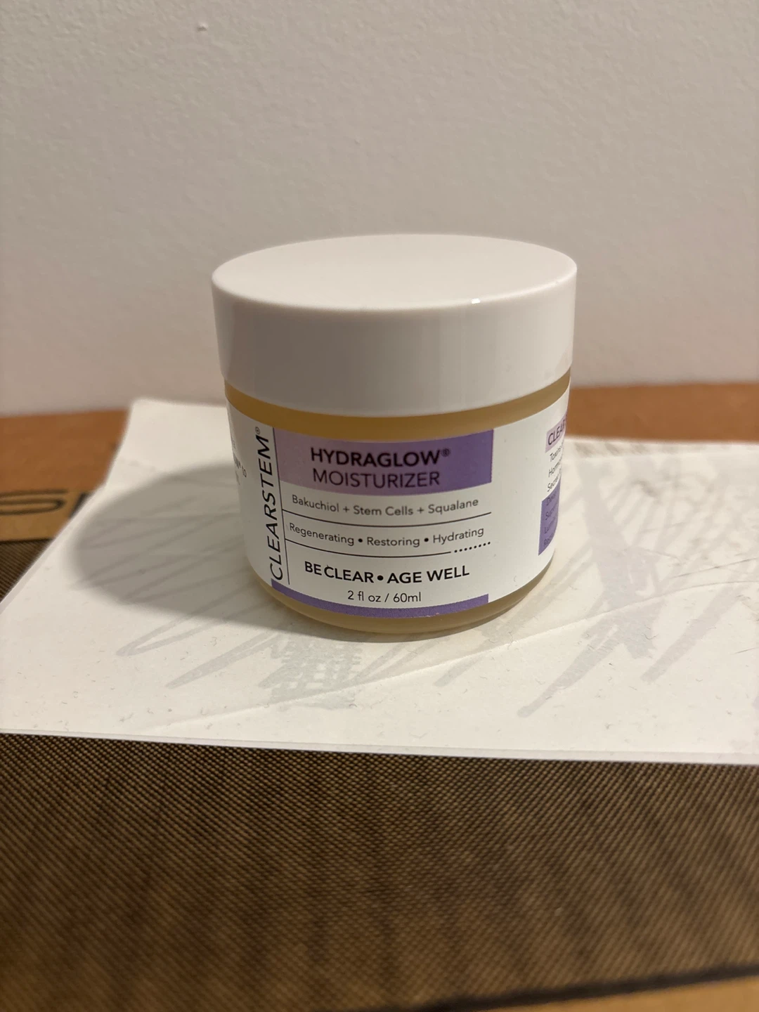CLEARSTEM HYDRAGLOW Stem Cell Moisturizer 2 oz / 60 ml