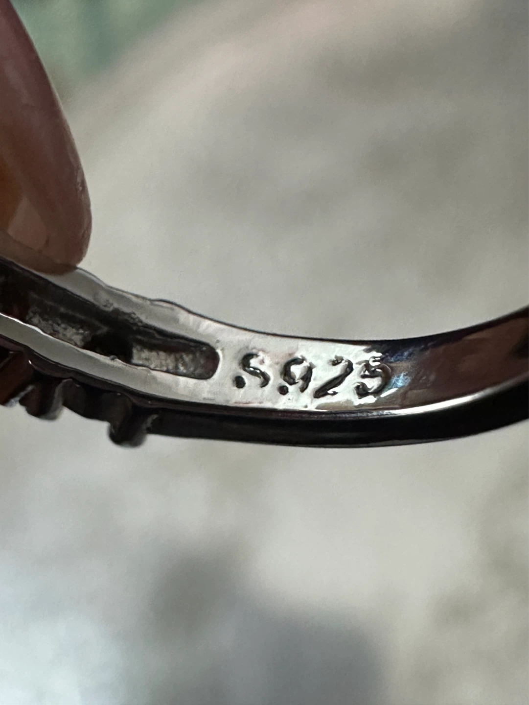 Sterling Silver 925 half Eternity Band Ring - photo 4