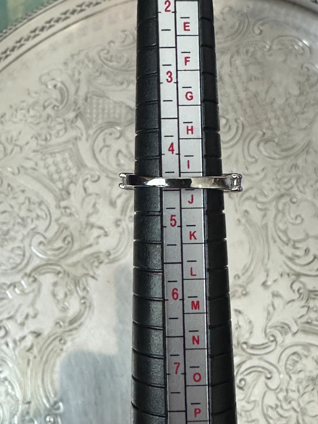 Sterling Silver 925 half Eternity Band Ring - photo 5