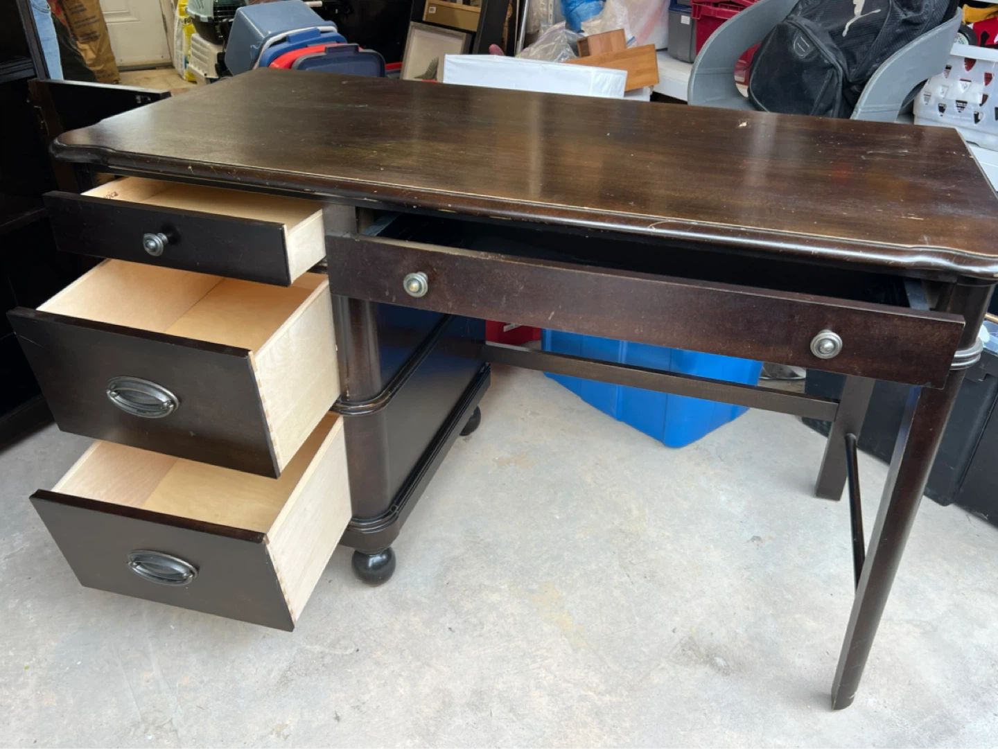 Young Americq Dark Wood Desk