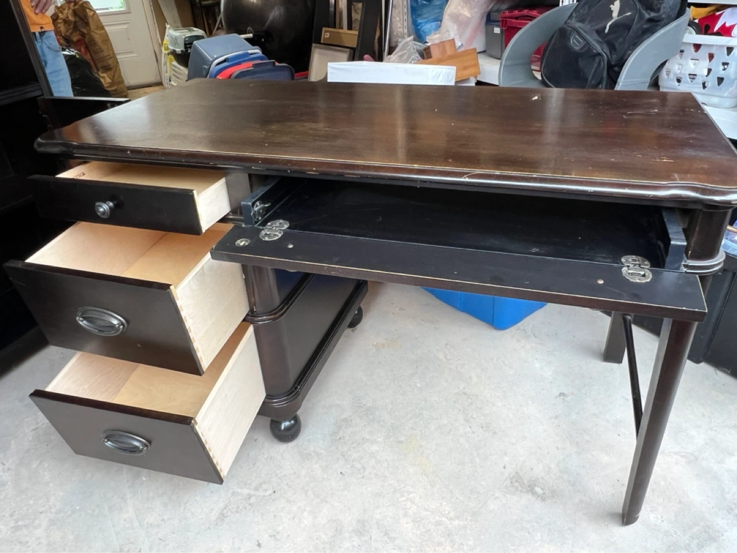 Young Americq Dark Wood Desk - photo 4