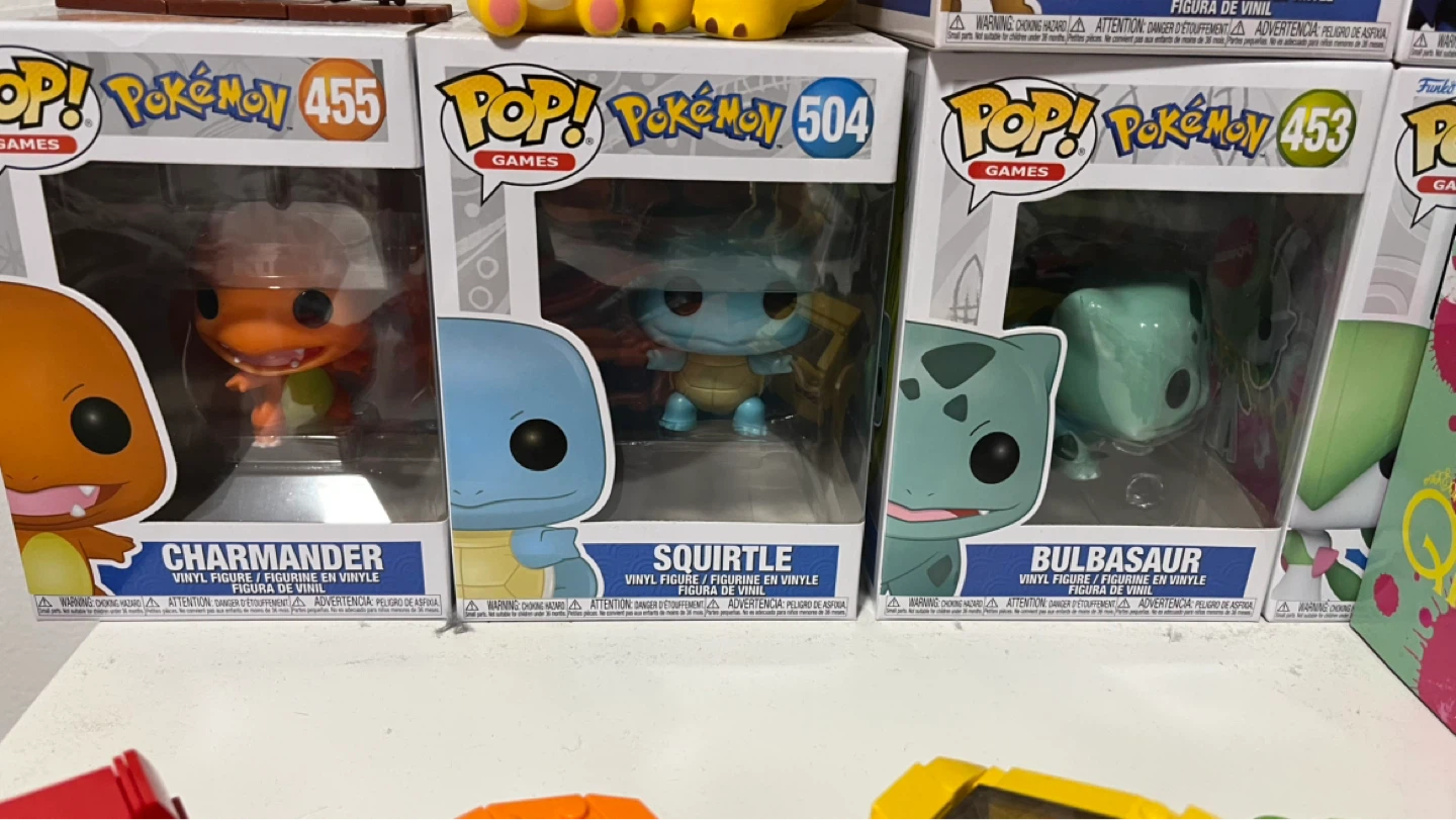 Funko Pop - Charmander, Squirtle, Bulbasaur