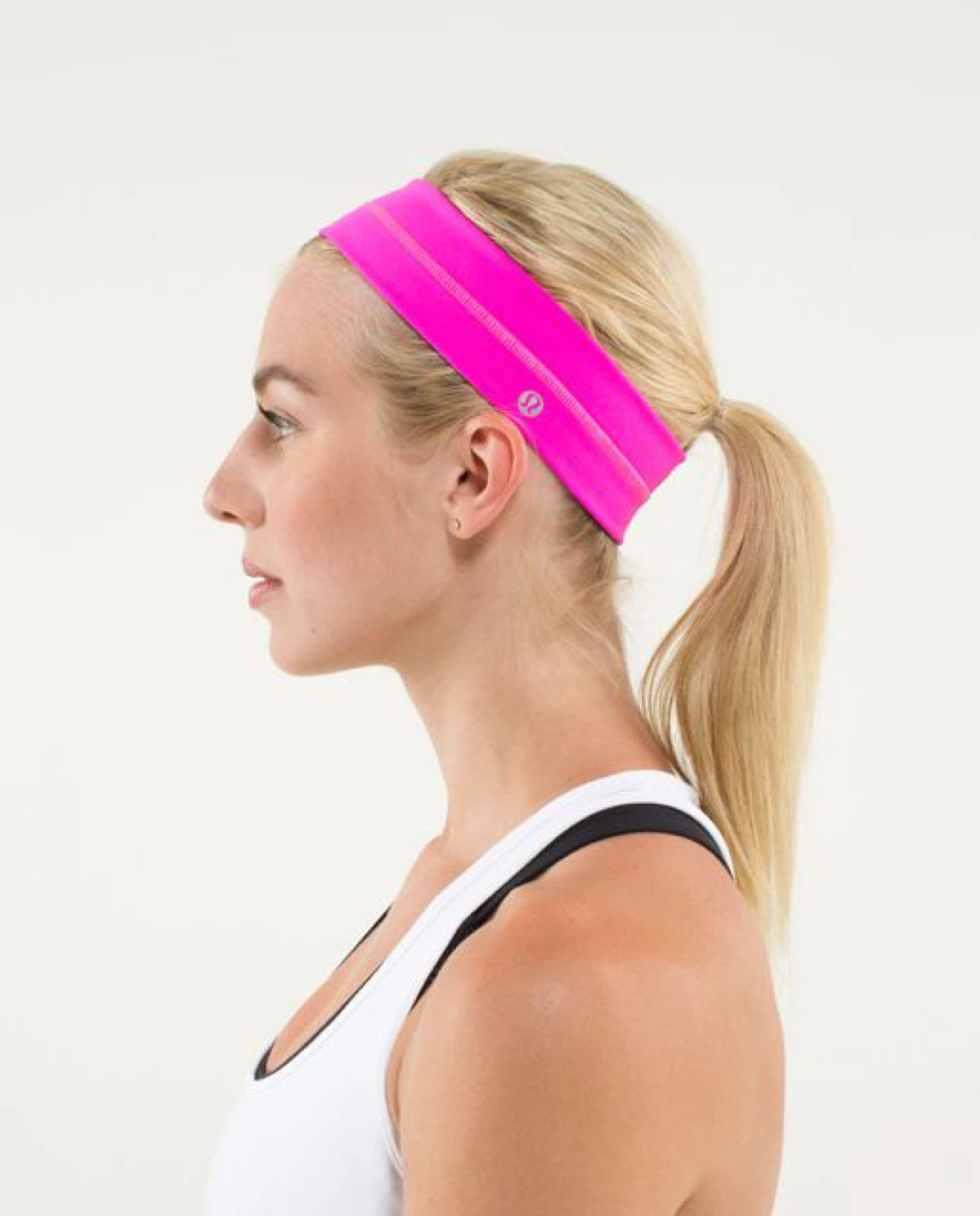 Lululemon Fly Away Tamer Headband Luxtreme in fuchsia - photo 4