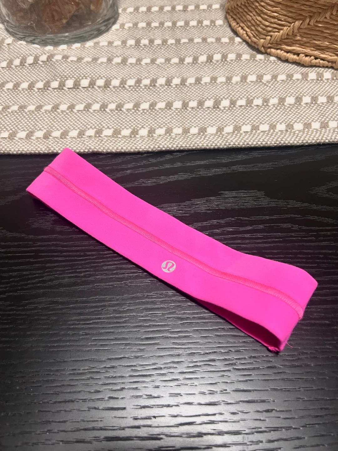 Lululemon Fly Away Tamer Headband Luxtreme in fuchsia - photo 2
