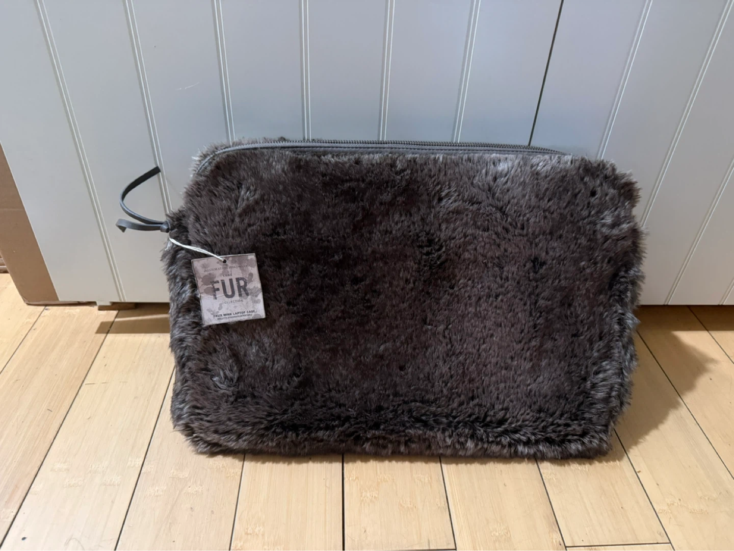 Restoration Hardware Faux Mink Laptop Case - photo 5