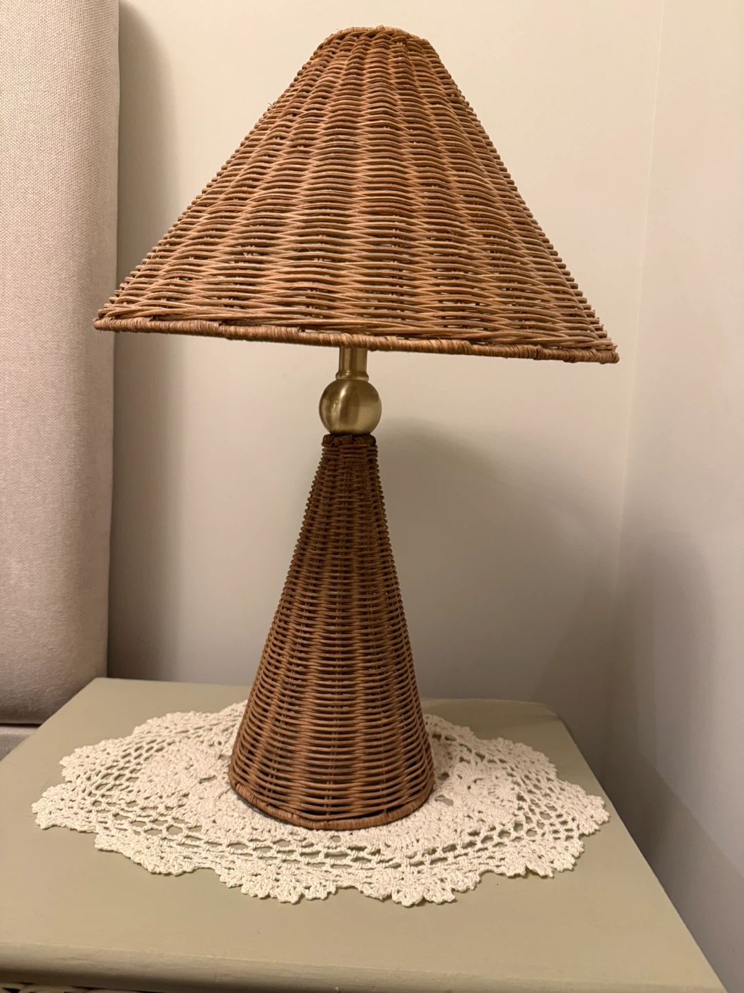 Wicker Table Lamps - photo 2