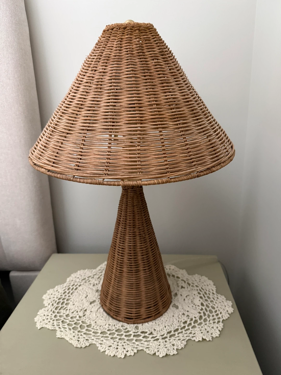 Wicker Table Lamps