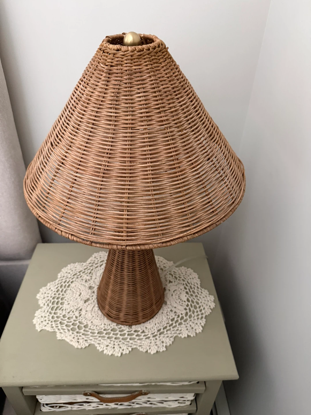 Wicker Table Lamps - photo 3