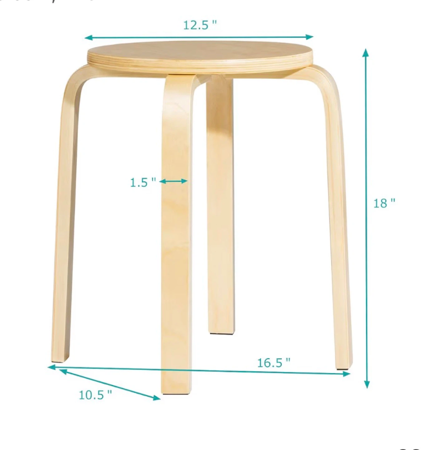 Wooden Stool - photo 4