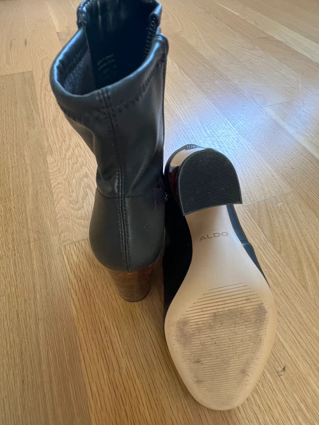 ALDO Black Heeled Ankle Boots - photo 3
