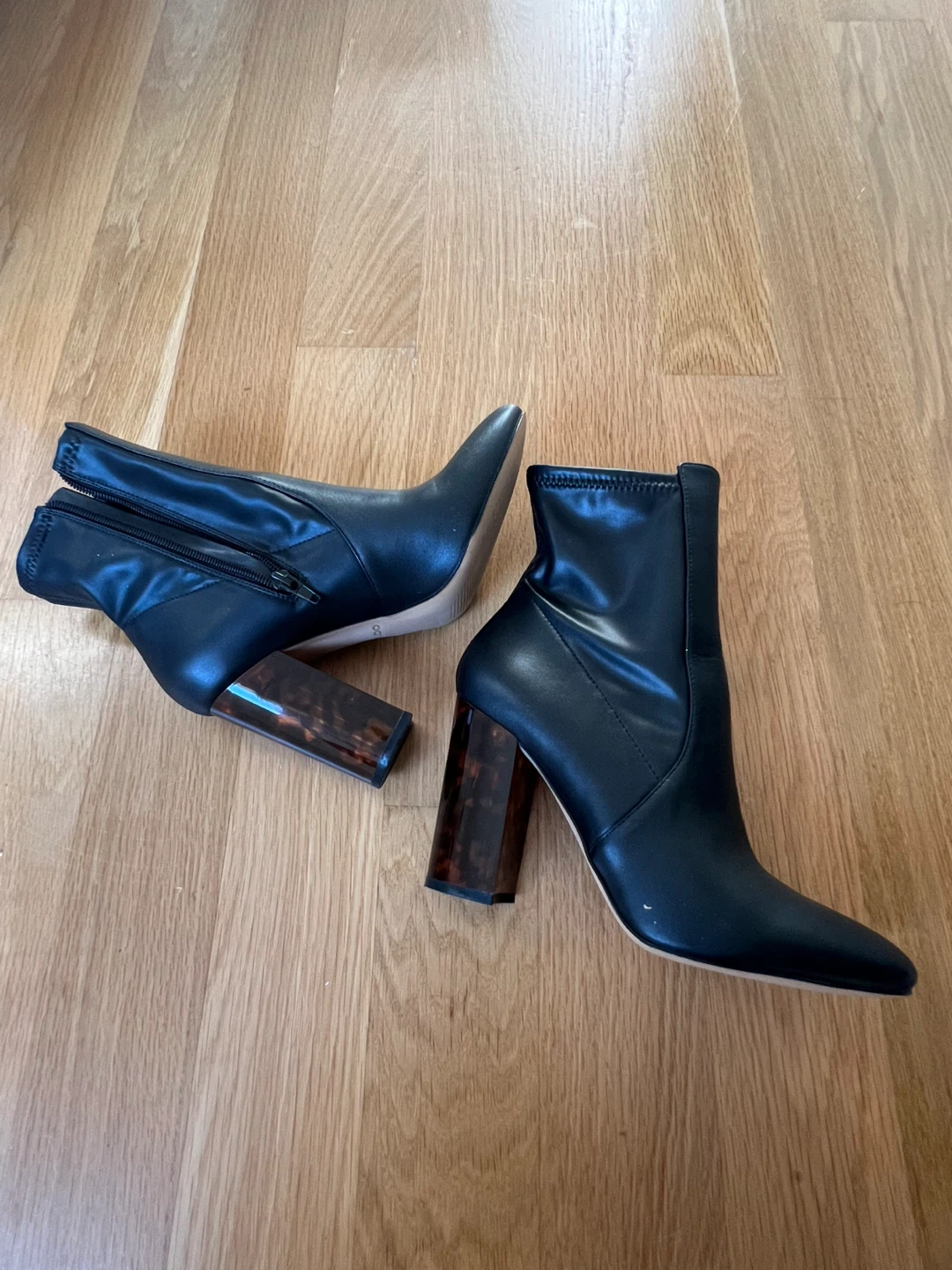 ALDO Black Heeled Ankle Boots - photo 4