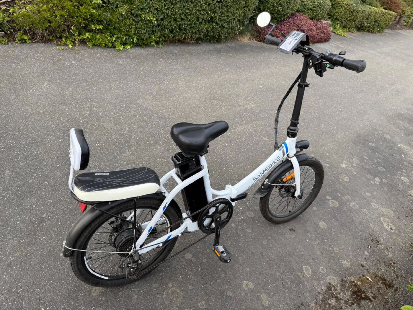SAMEBIKE Folding Electric Bike - White - photo 2