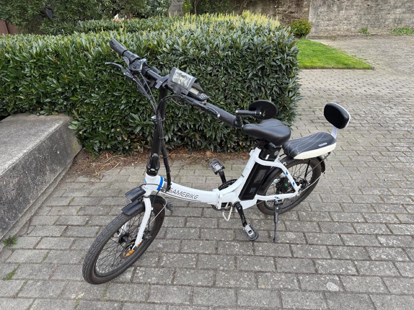 SAMEBIKE Folding Electric Bike - White - photo 4