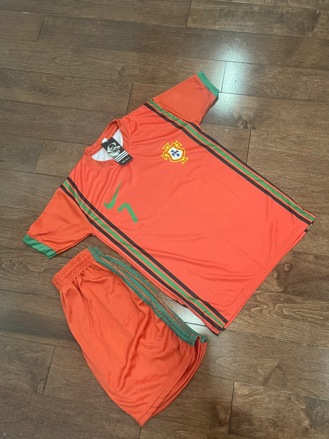 Nike Ronaldo Portugal Soccer Jersey & Shorts Set