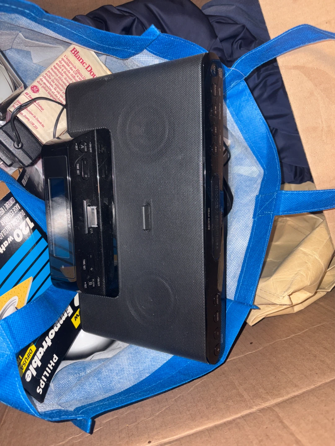 Sony Digital Alarm Clock Radio with iPod Dock