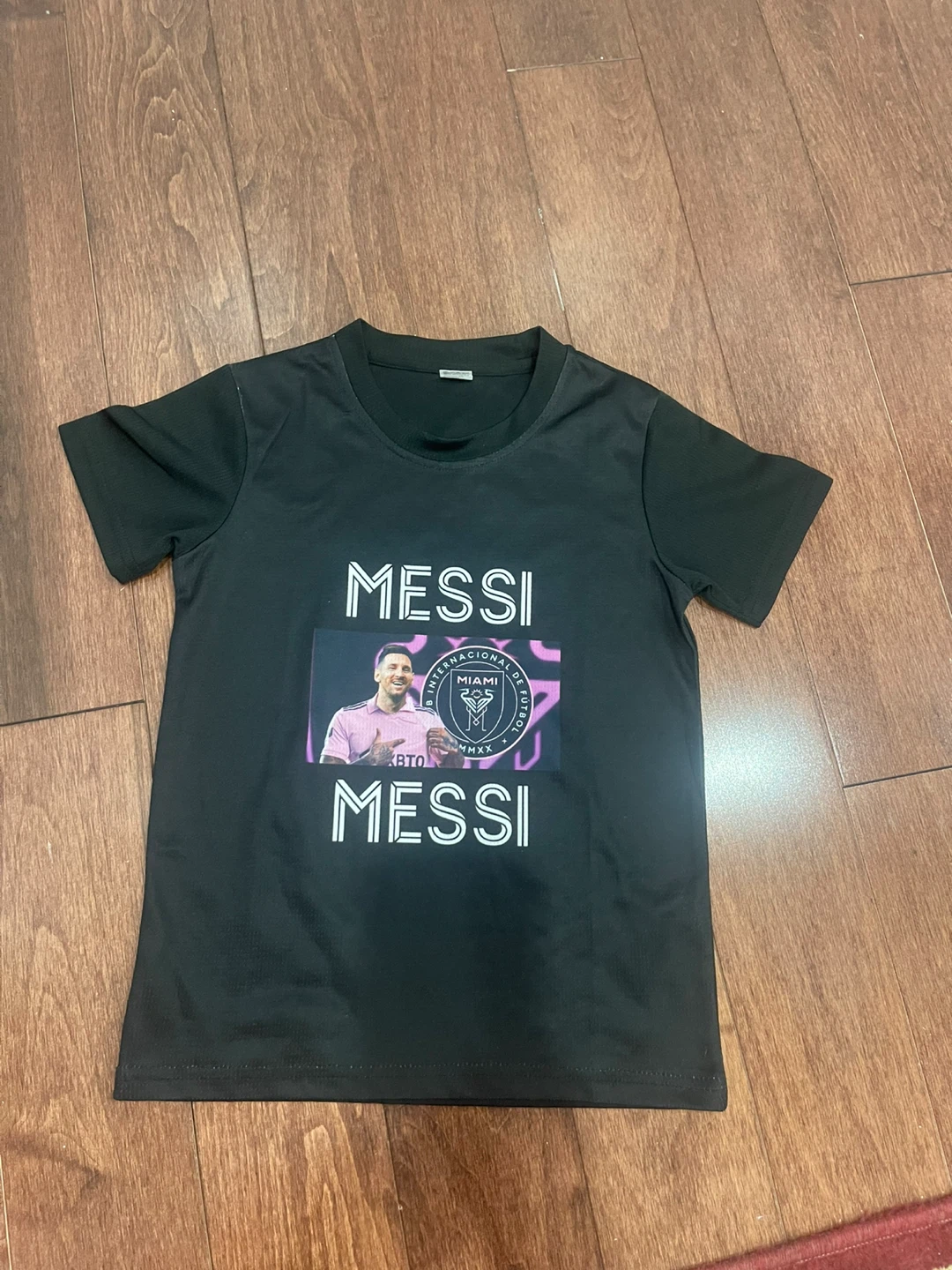 Lionel Messi T-Shirt Inter Miami CF #10 Black