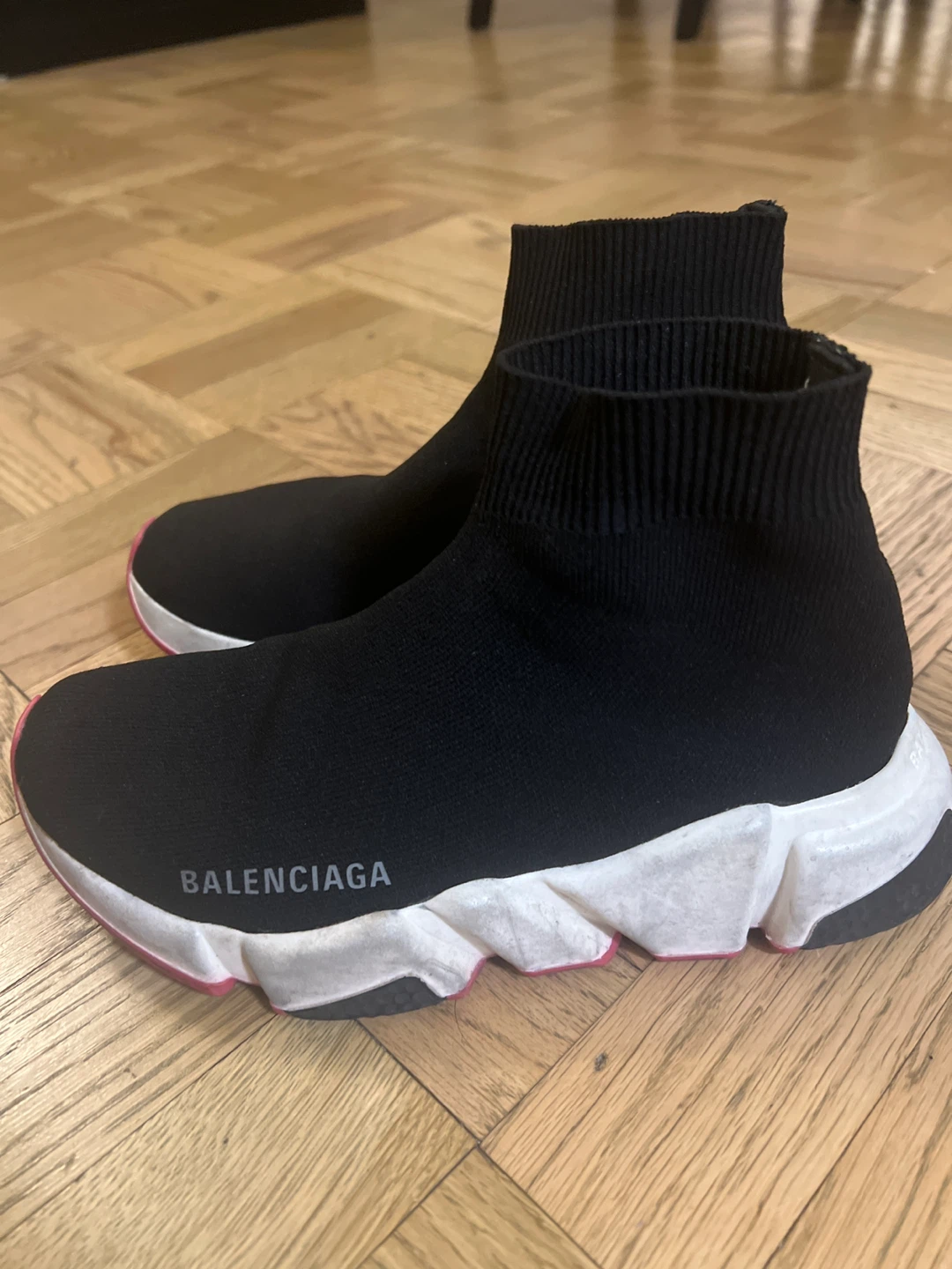 Balenciaga Speed Trainer Sock Sneakers Black Size 35 - photo 2