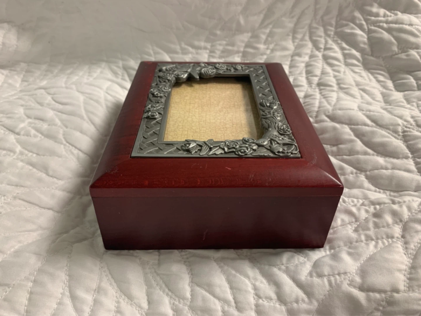 Wooden Jewelry Box with Photo Frame - photo 2