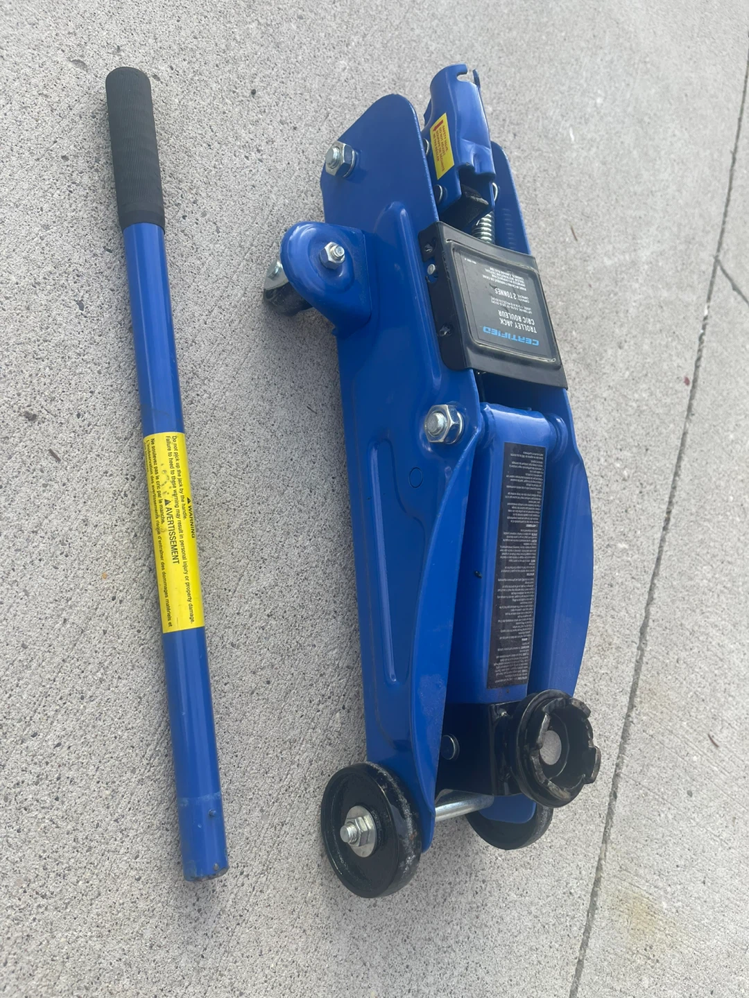Certified 2 Ton Trolley Jack