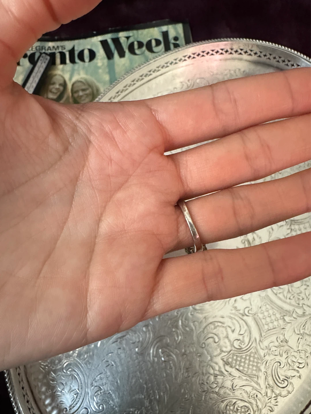Sterling Silver Peridot Ring size 5 - photo 2