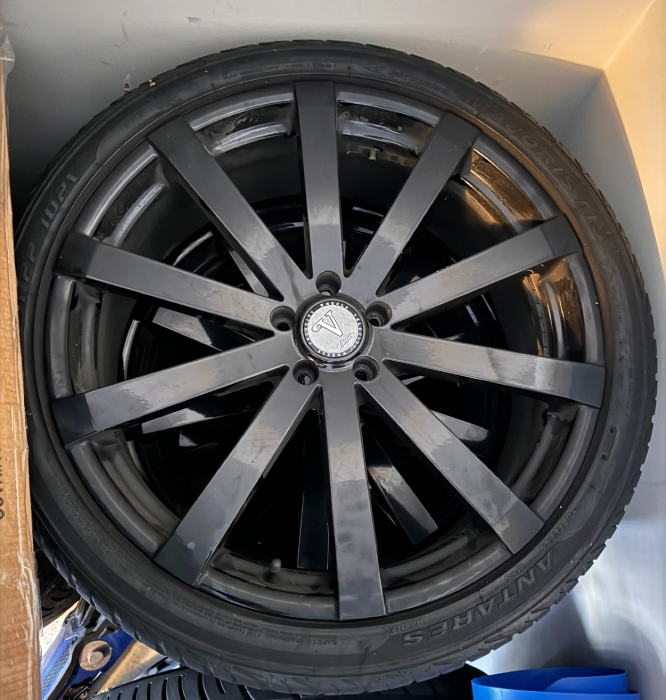 22" Velocity Wheels Set of 4 , 5x114.3
