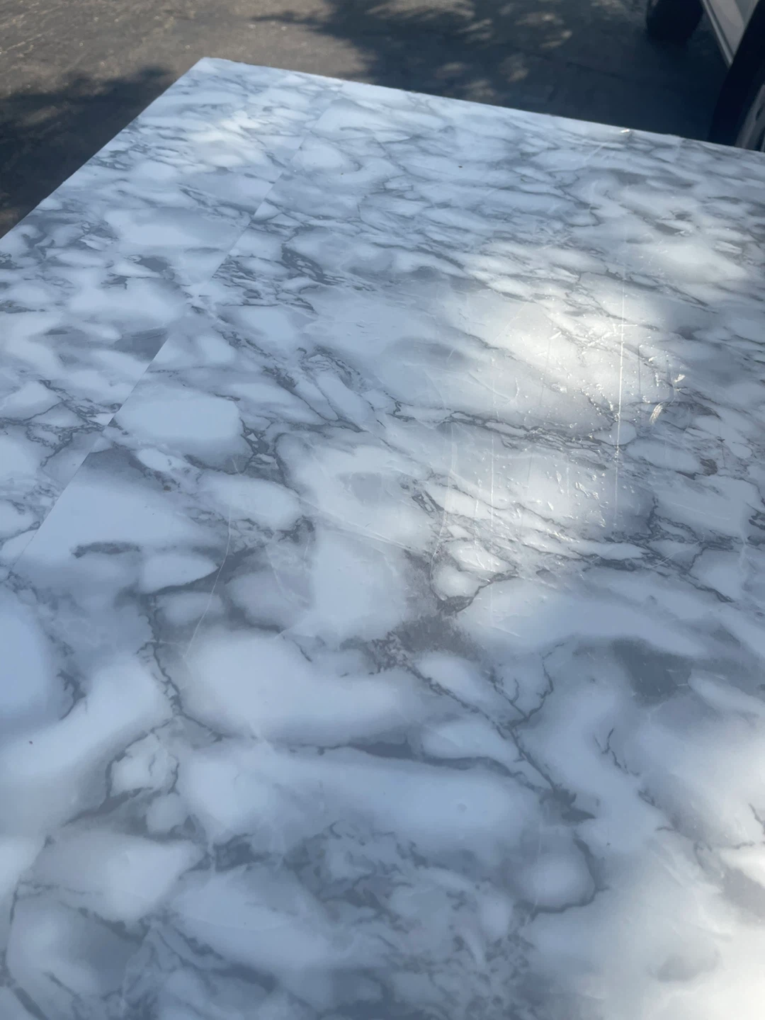 Marble Top Table and Two Chairs - photo 2